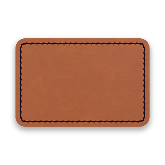 SADDLEHYD RAWHIDE/BLACK-HYDBOND UVSTAK™ BLANK PATCHES WITH ADHESIVE