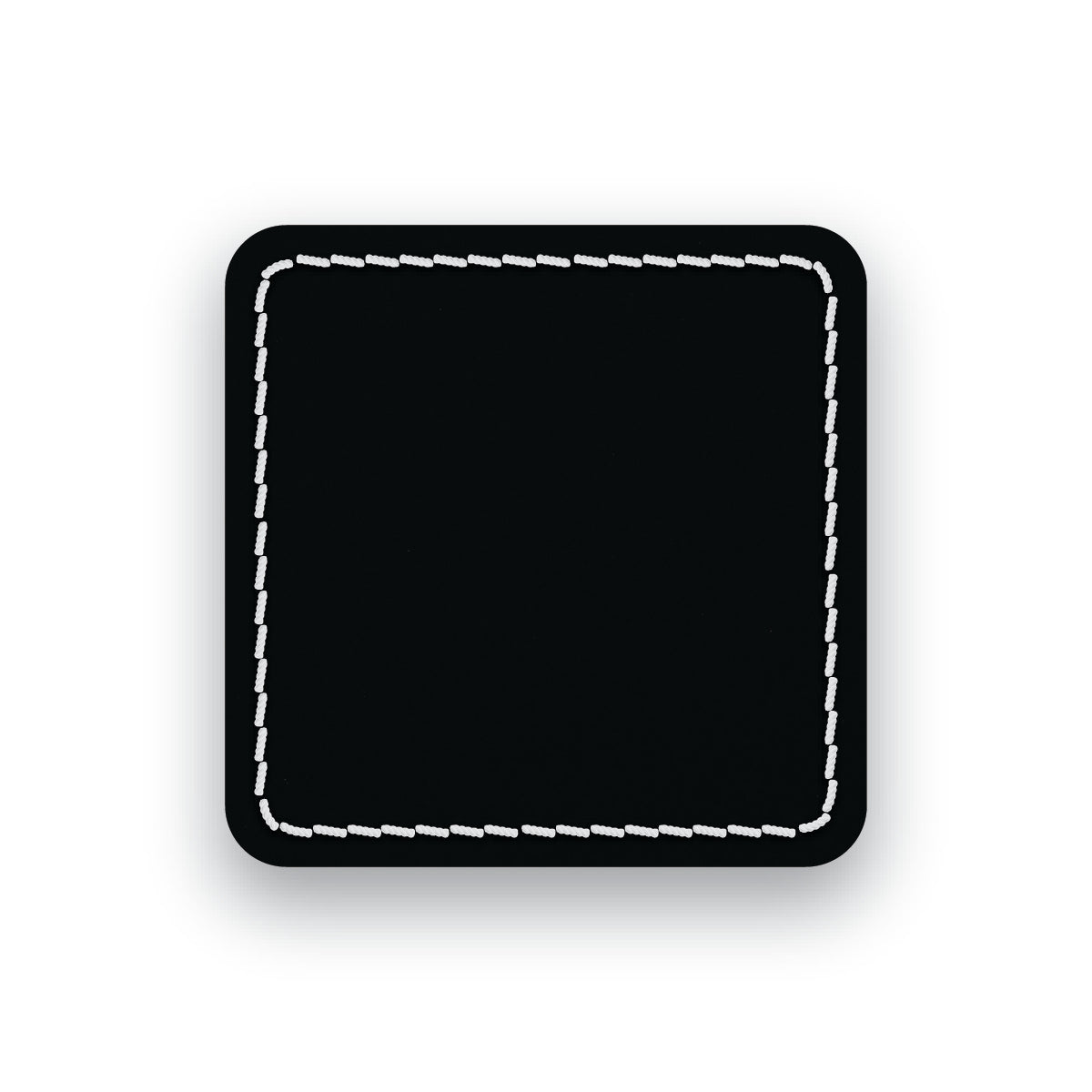 MATTE BLACK/WHITE-HYDBOND UVSTAK™ BLANK PATCHES WITH ADHESIVE