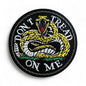UV3D DON'T TREAD ON ME PATCH WITH ADHESIVE-PRESS READY PATCH-2.35" CIRCLE