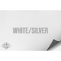 NO ADHESIVE WHITE/SILVER HYDBOND LEATHERETTE SHEET (12"x24") ULTRAHYD®