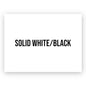 NO ADHESIVE SOLID WHITE/BLACK LEATHERETTE SHEET (12"x24")