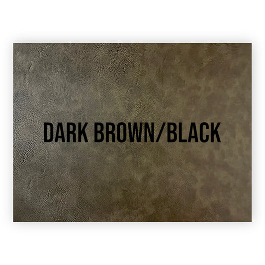 DARK BROWN/BLACK HYDBOND LEATHERETTE SHEET (12"x24")