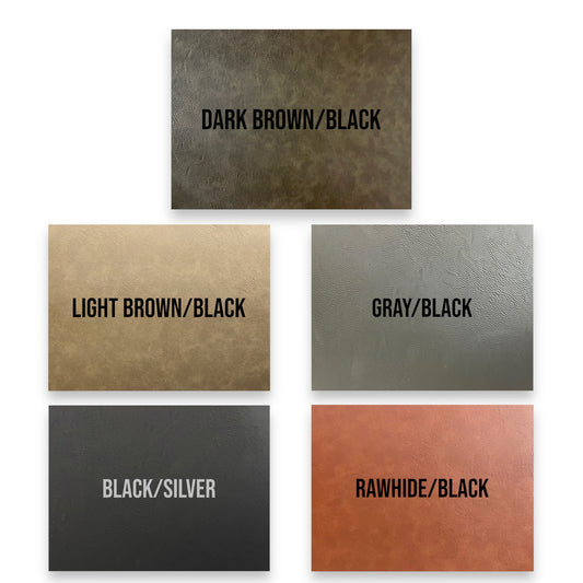 MULTI PACK OF HYDBOND’D LEATHERETTE SHEETS (12"x24")