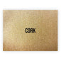 NO ADHESIVE CORK LEATHERETTE SHEET (12"x24")