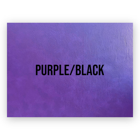 PURPLE/BLACK HYDBOND LEATHERETTE SHEET (12"x24")