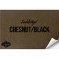 SADDLEHYD CHESNUT/BLACK WITH ADHESIVE HYDBOND LEATHERETTE SHEET (12"x24") ULTRAHYD®