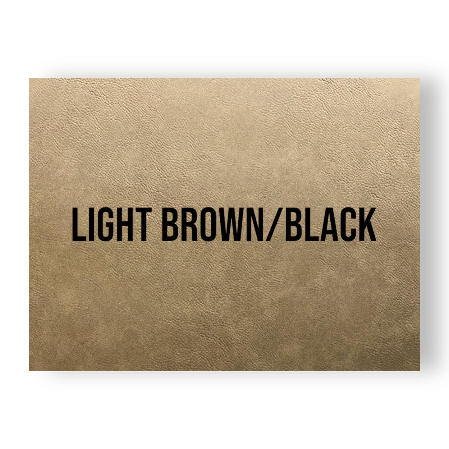 LIGHT BROWN/BLACK HYDBOND’D LEATHERETTE SHEET (12"x24")
