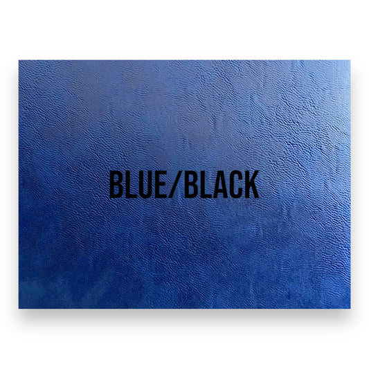BLUE/BLACK HYDBOND LEATHERETTE SHEET (12"x24")