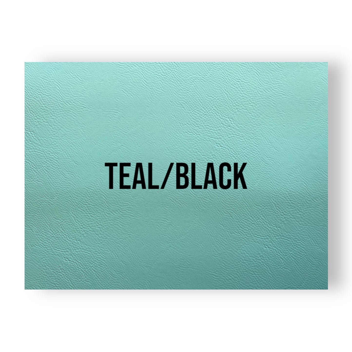 TEAL/BLACK HYDBOND’D LEATHERETTE SHEET (12"x24")